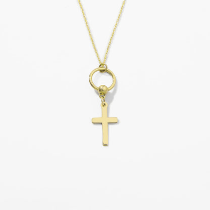 Cross Charm Necklace