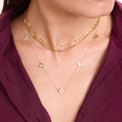 Flower Station Necklace