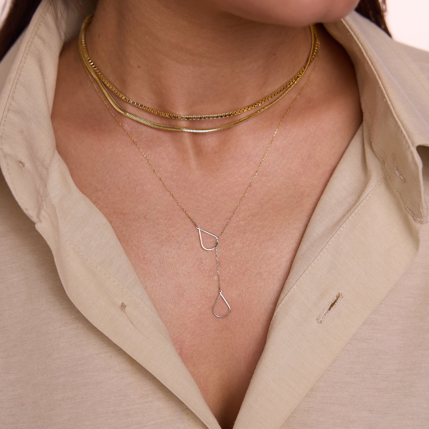 Water Drop Y-Necklace