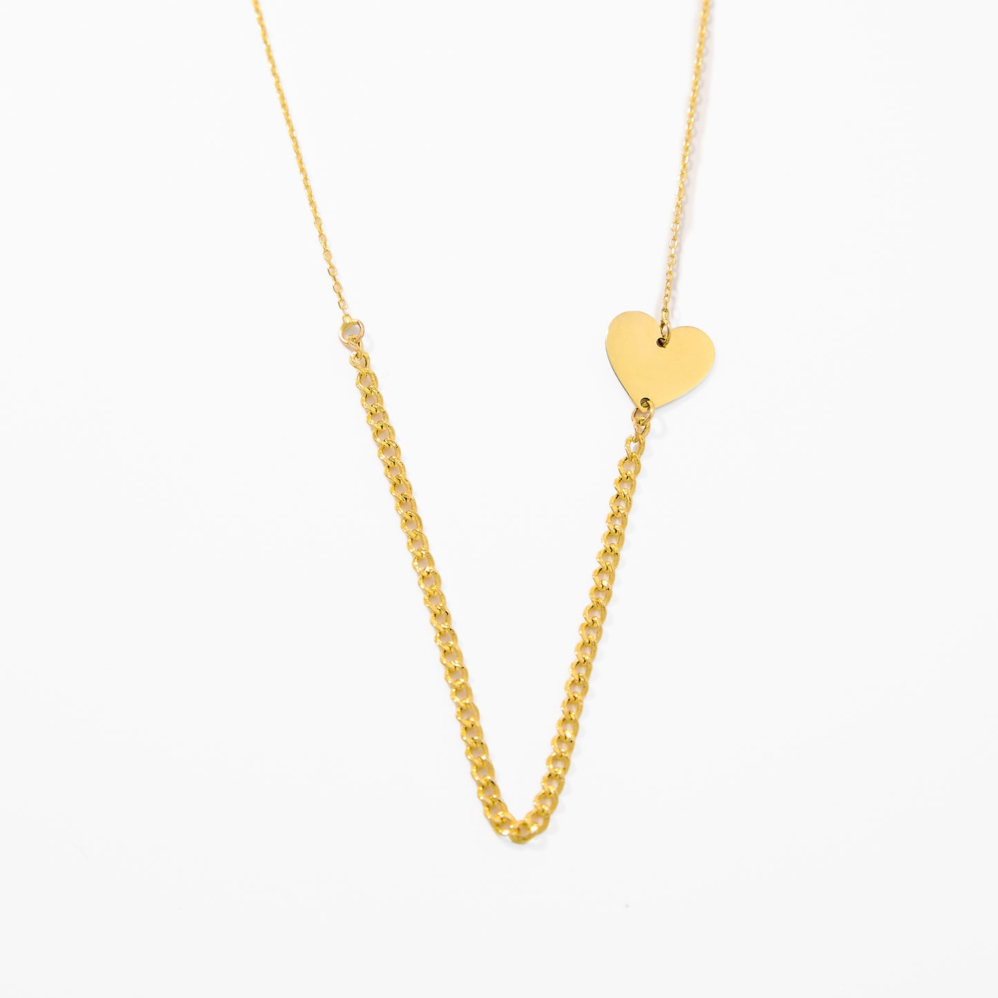 Dainty Sideway Heart Necklace