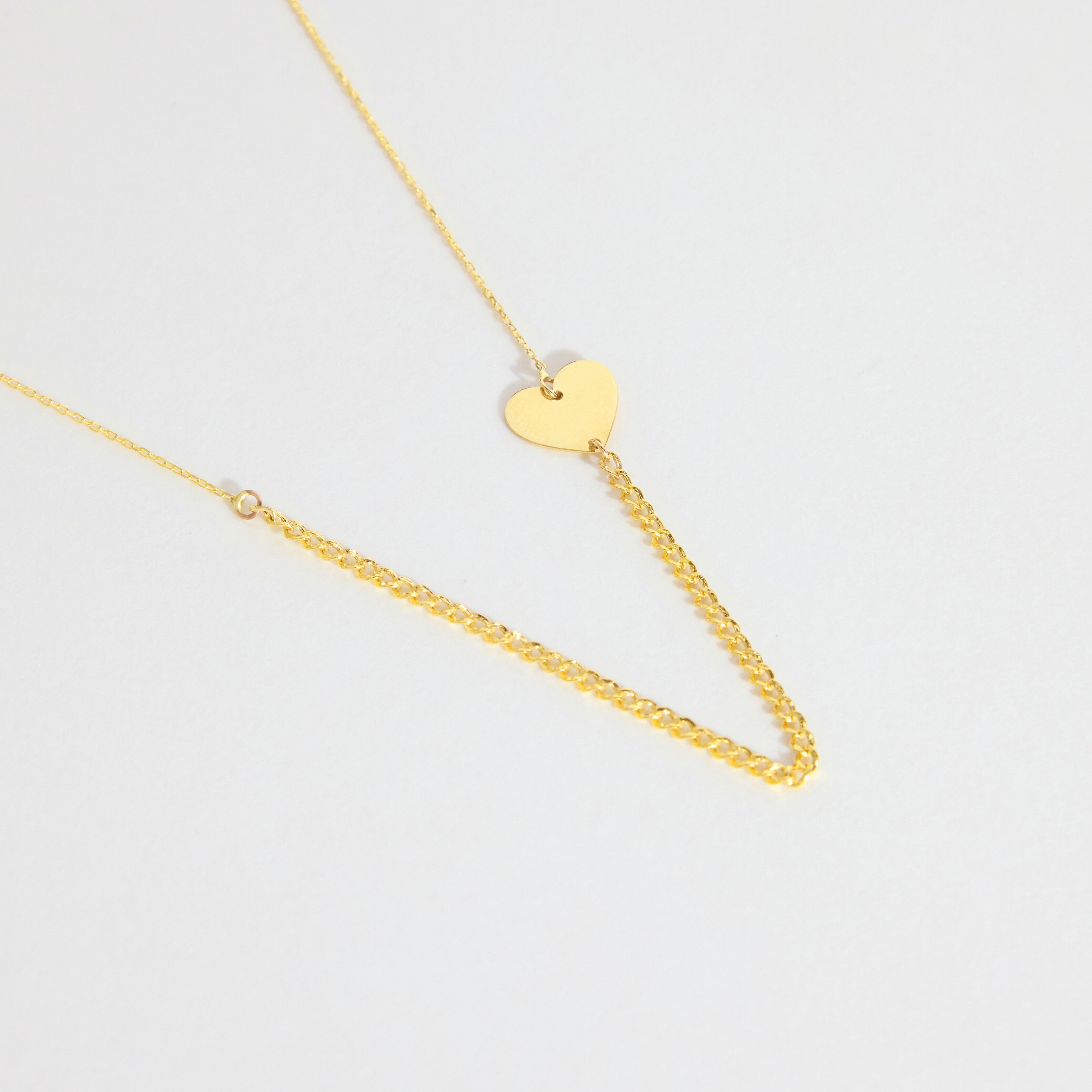 Dainty Sideway Heart Necklace