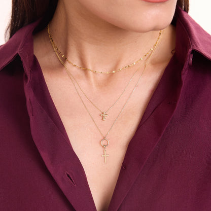 Mini Cross Necklace