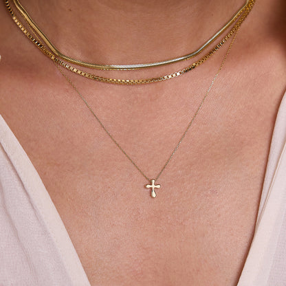 Mini Cross Necklace