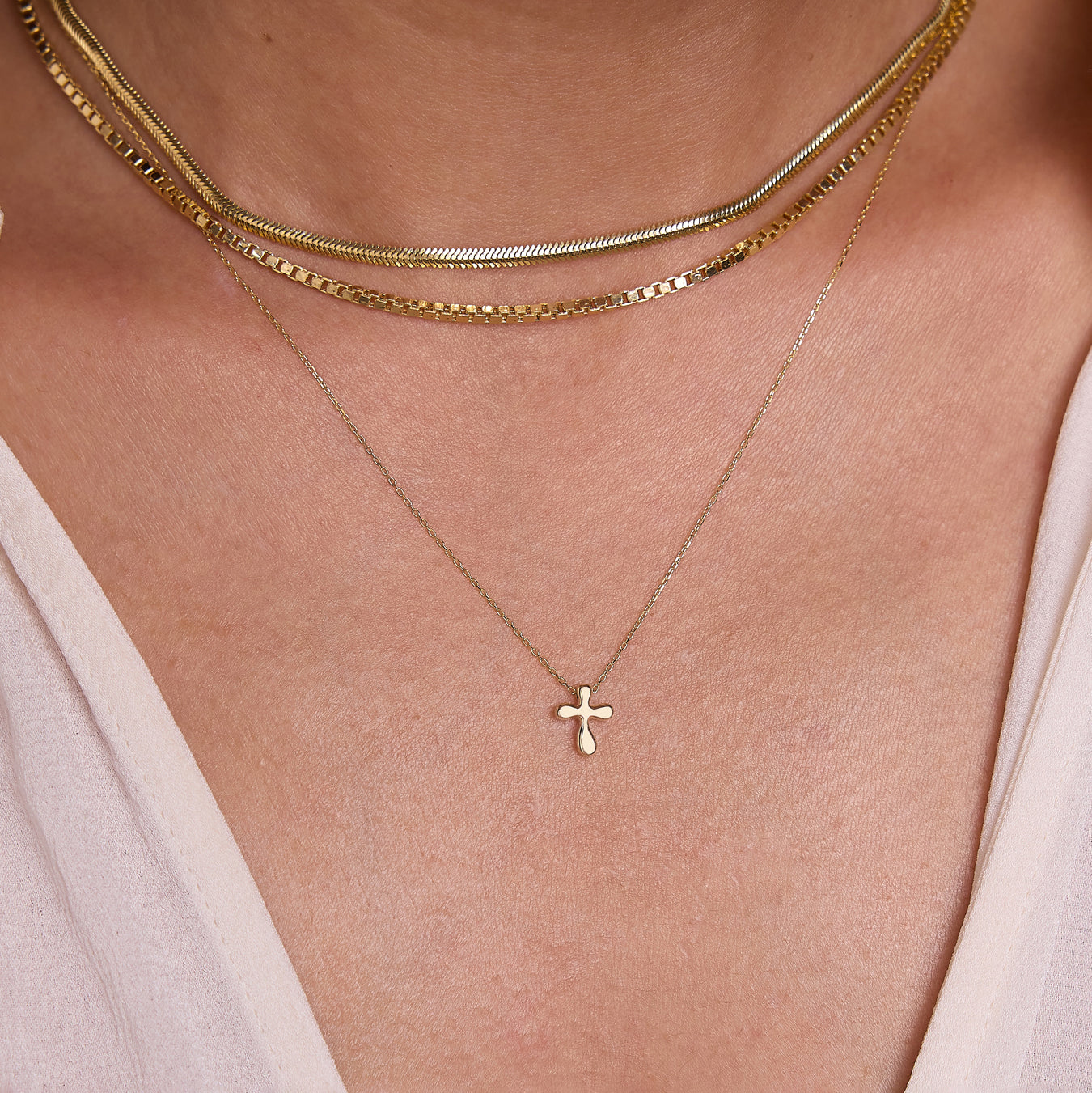 Mini Cross Necklace