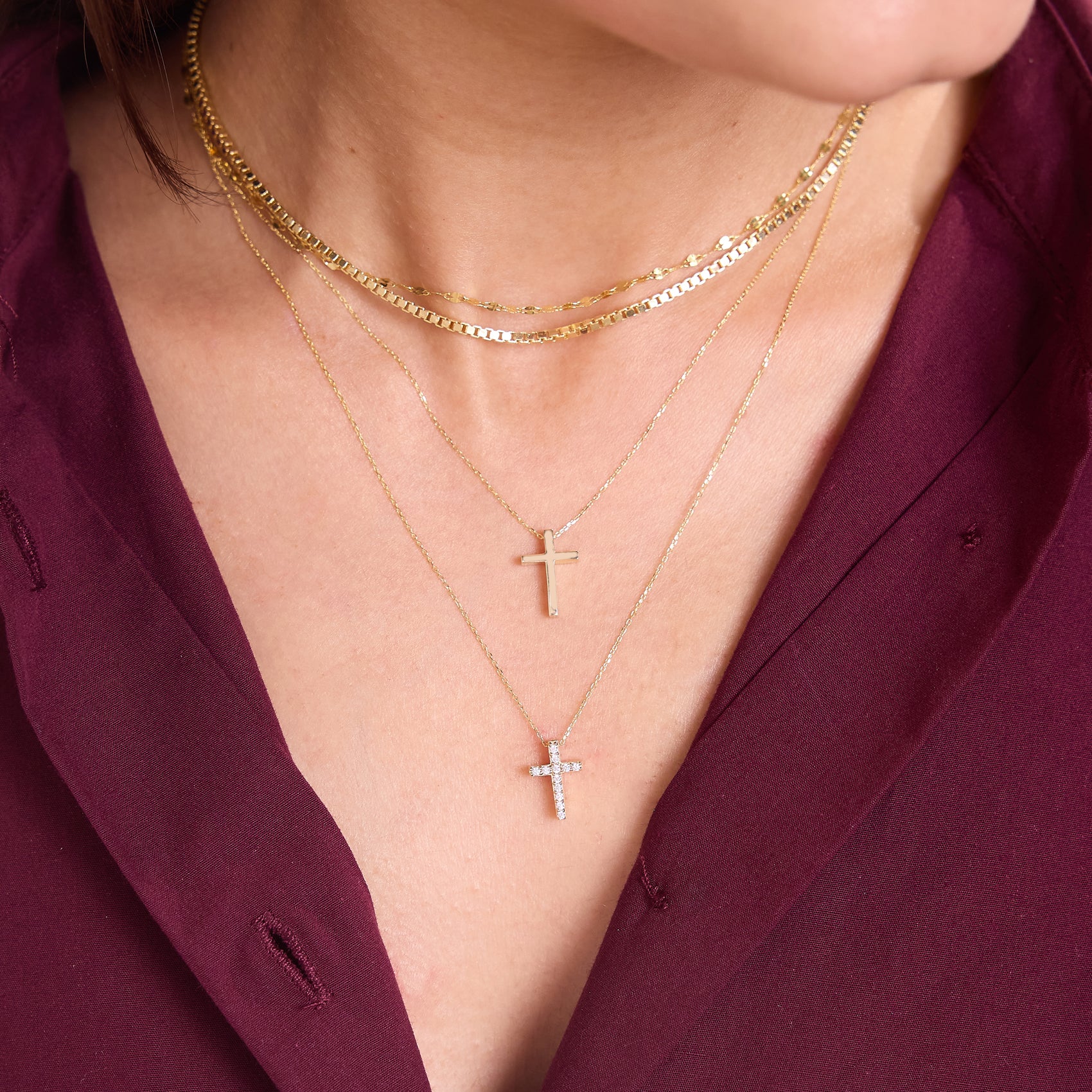 Dainty Cross Necklace
