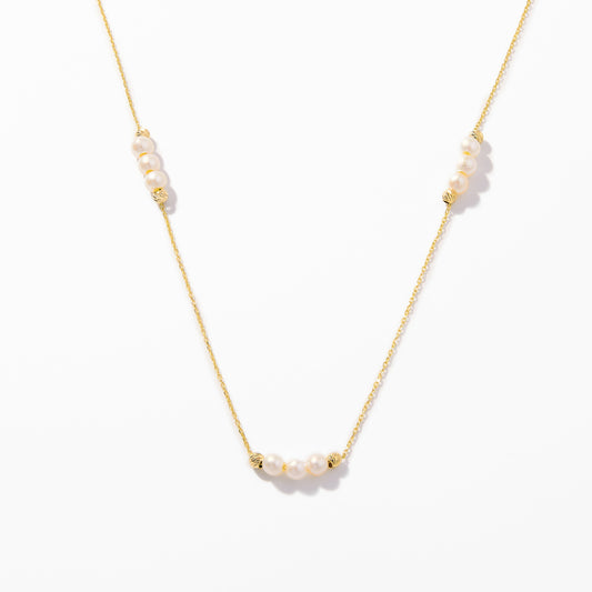 Pearl Station Necklace