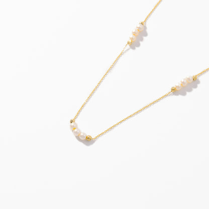 Pearl Station Necklace