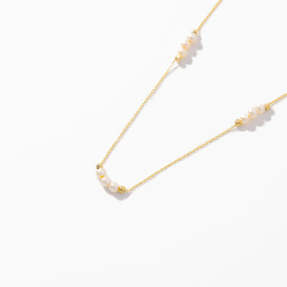 Pearl Station Necklace