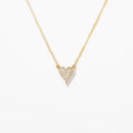 Dainty Diamond Heart Necklace