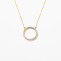 Diamond Circle Necklace