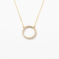 Diamond Circle Necklace