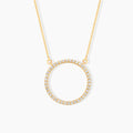 Diamond Circle Necklace
