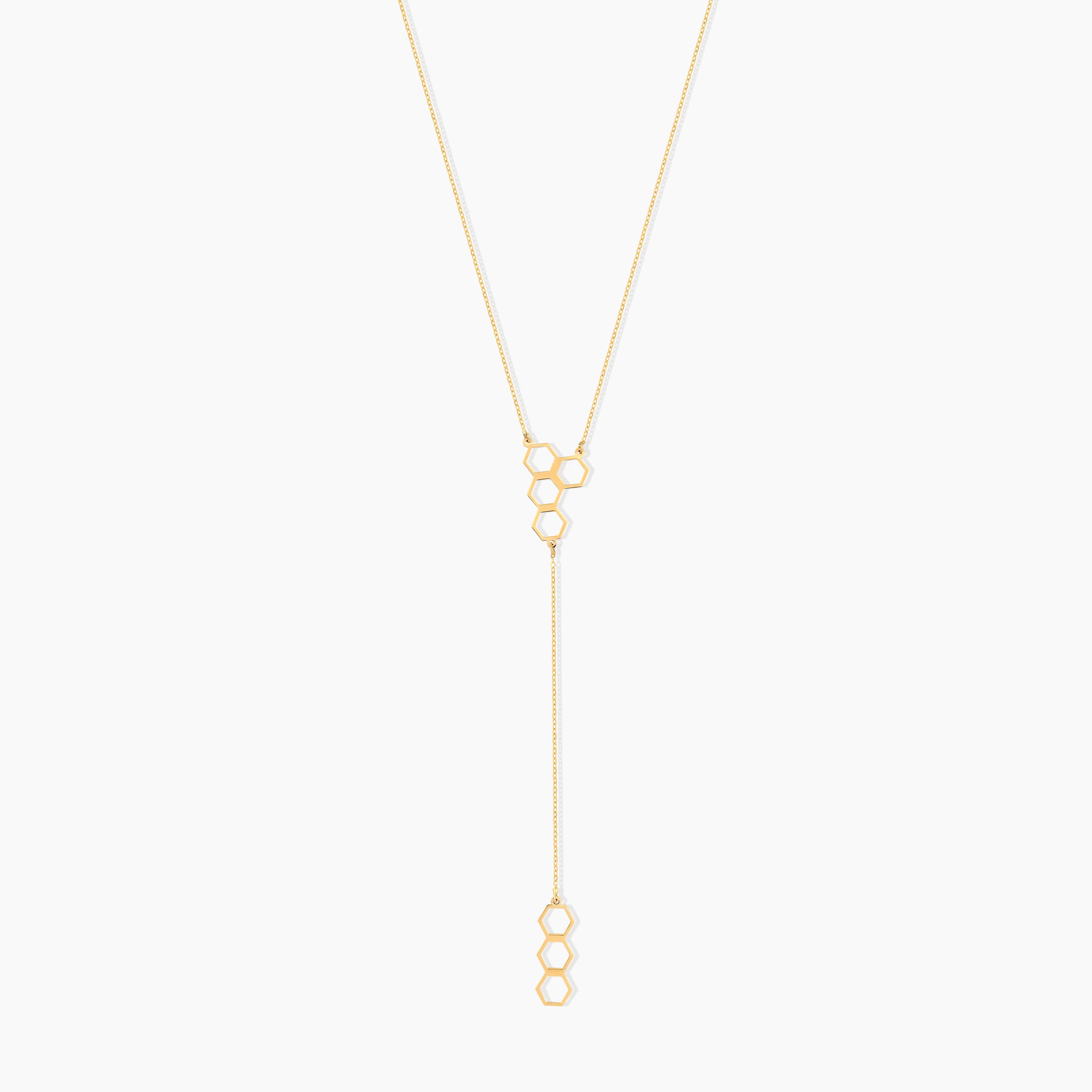 Honeycomb Y-Necklace
