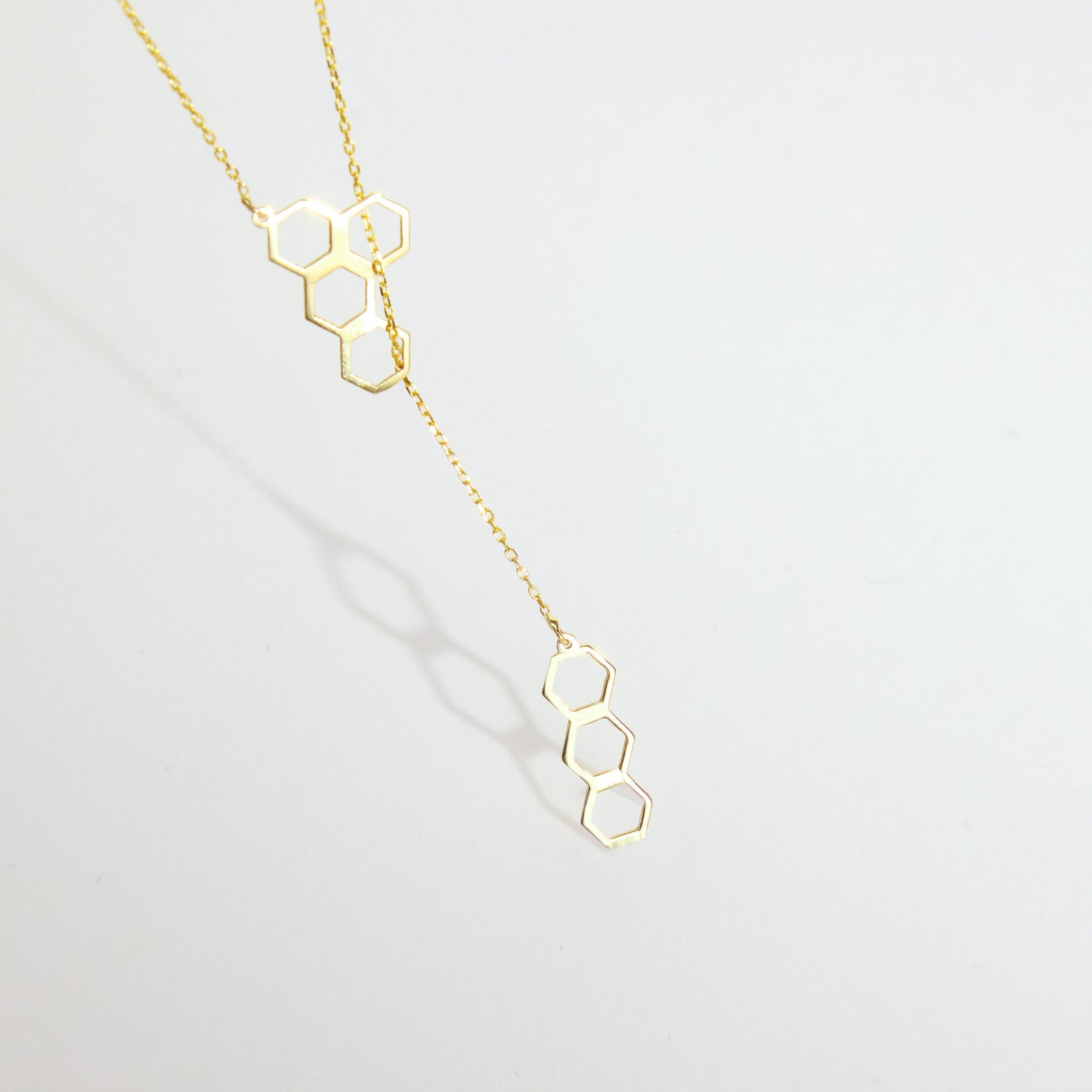 Honeycomb Y-Necklace