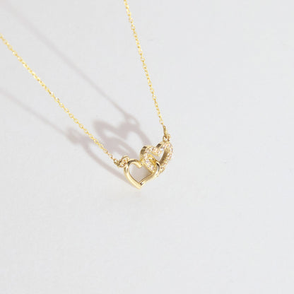 Intertwined Hearts Necklace