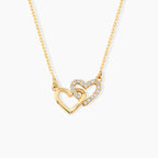 Intertwined Hearts Necklace