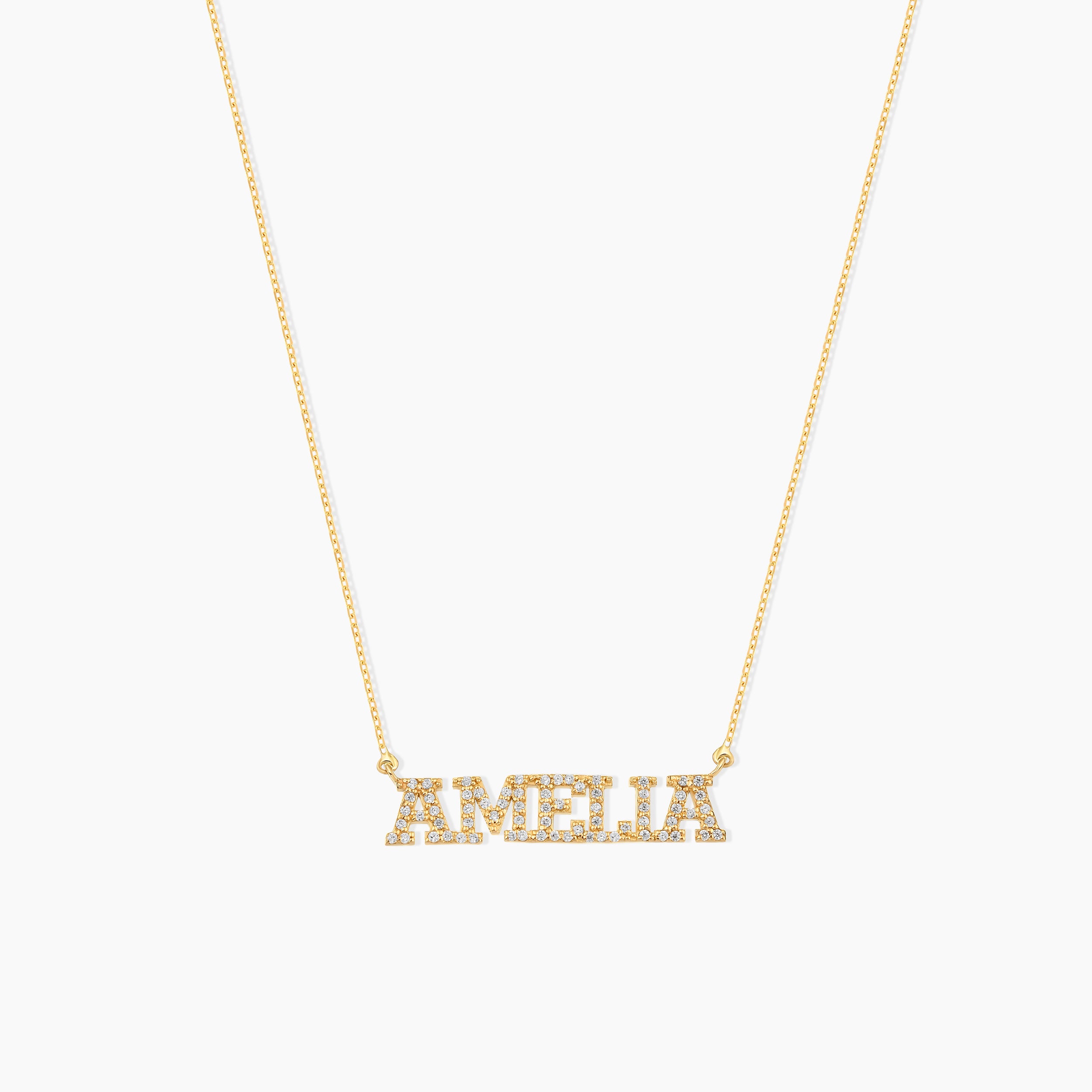 Diamond Name Necklace