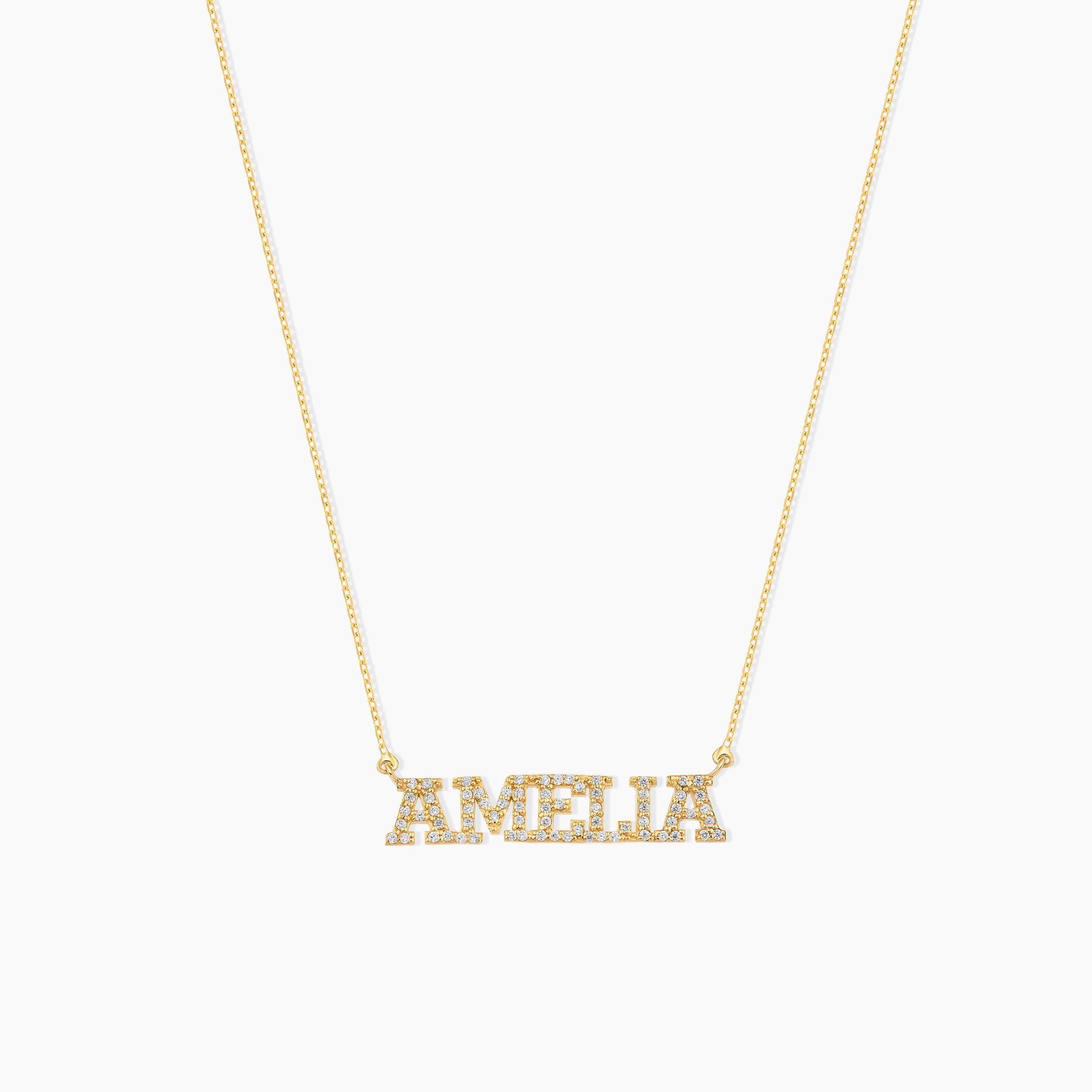 Diamond Name Necklace