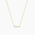 Dainty Diamond Name Necklace