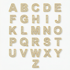 Dainty Diamond Initial Letter Pendant Necklace