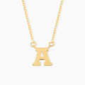 Initial Letter Necklace