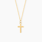 Dainty Plain Cross Pendant Necklace