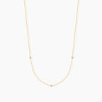 Dainty Diamond Station Necklace