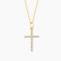 Diamond Cross Pendant Necklace