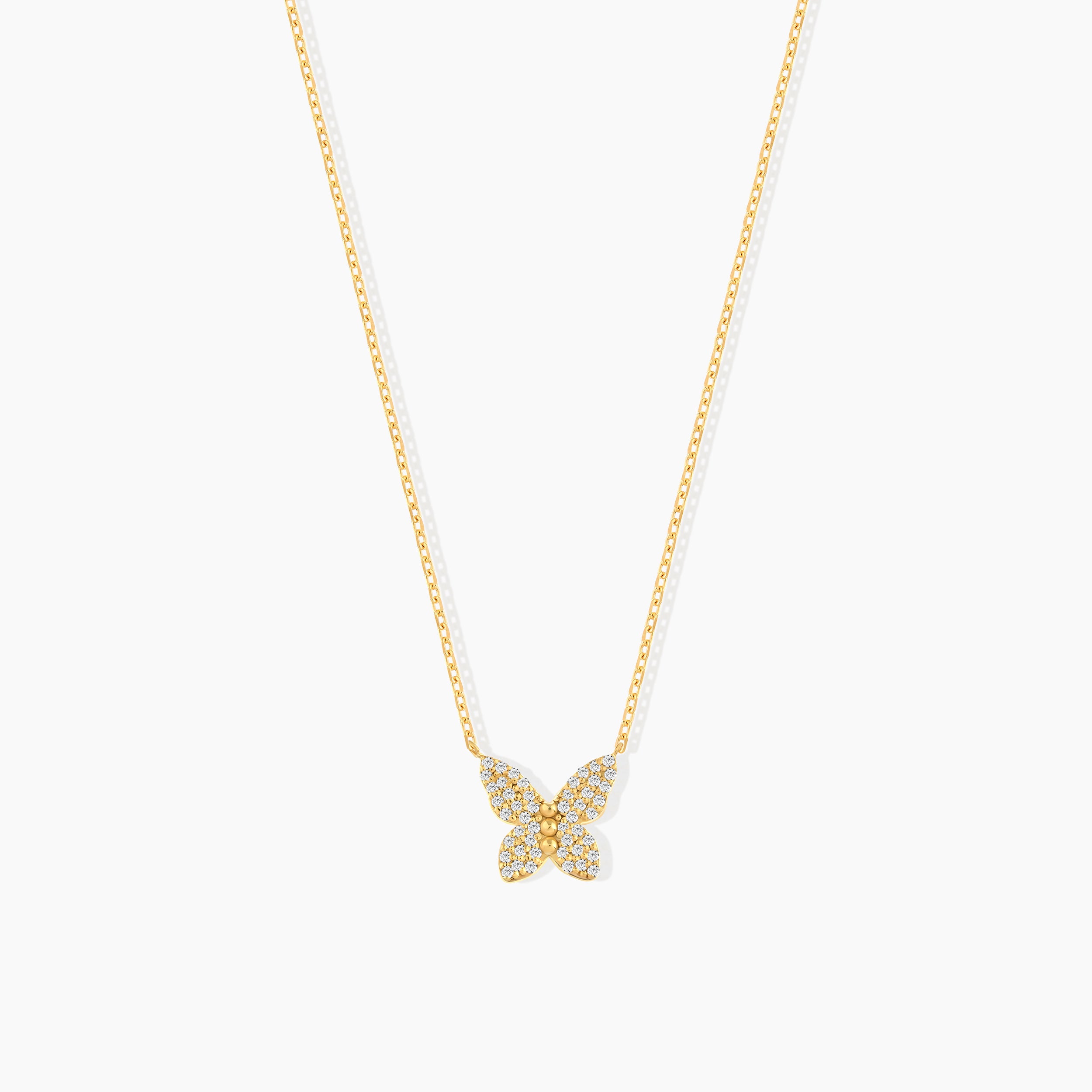 Diamond Butterfly Necklace
