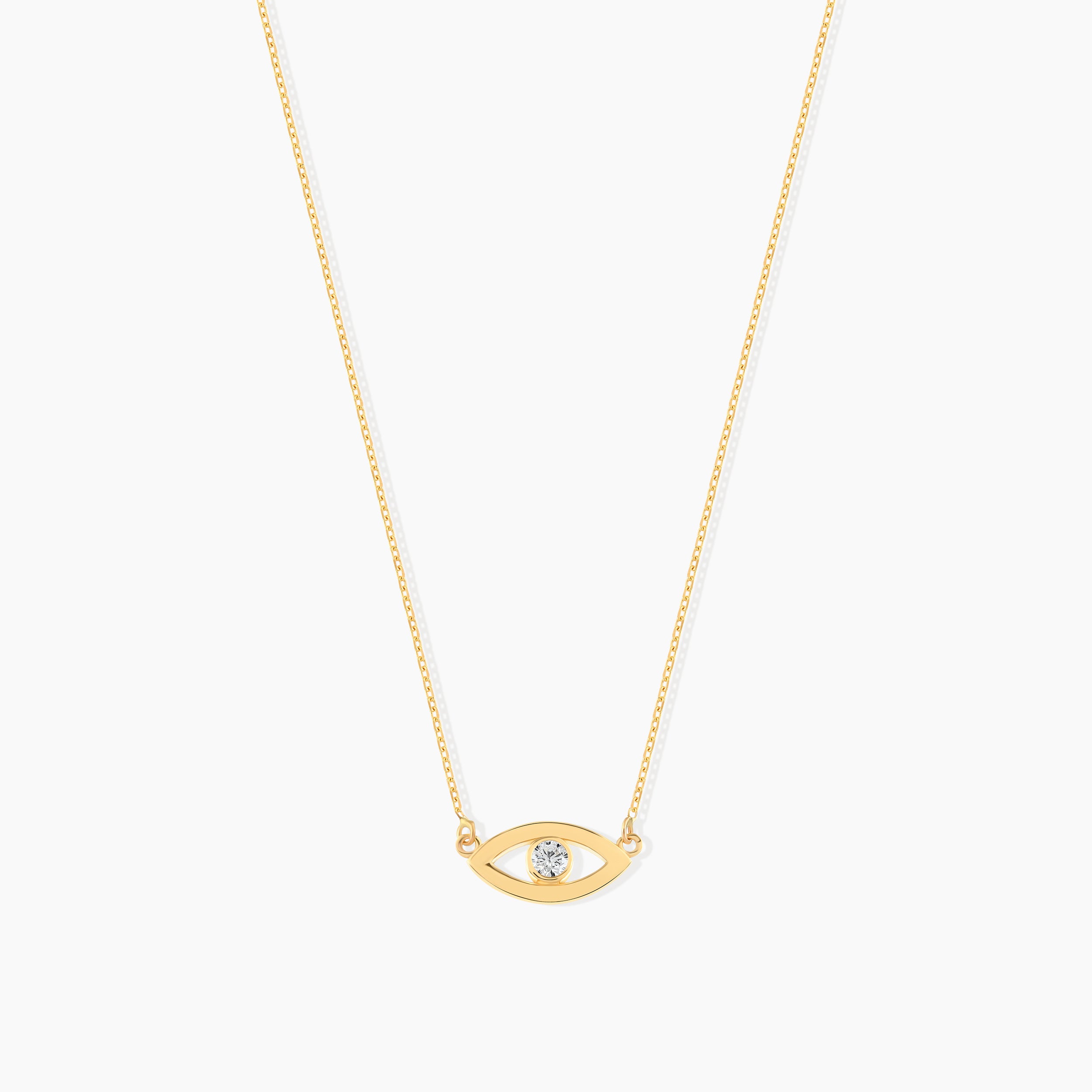 Diamond Evil Eye Necklace