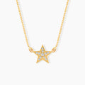Diamond Pave Star Necklace