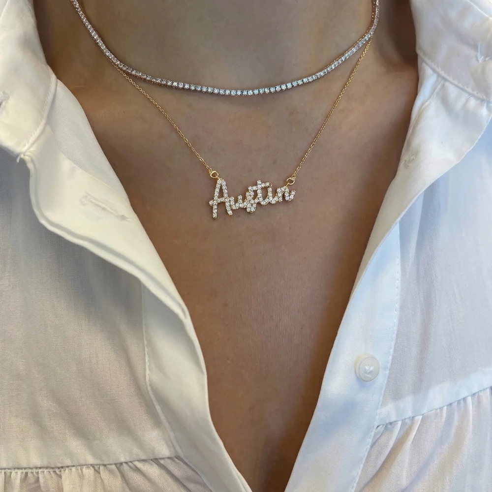 Diamond Name Jewelry