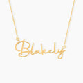 Script Name Necklace