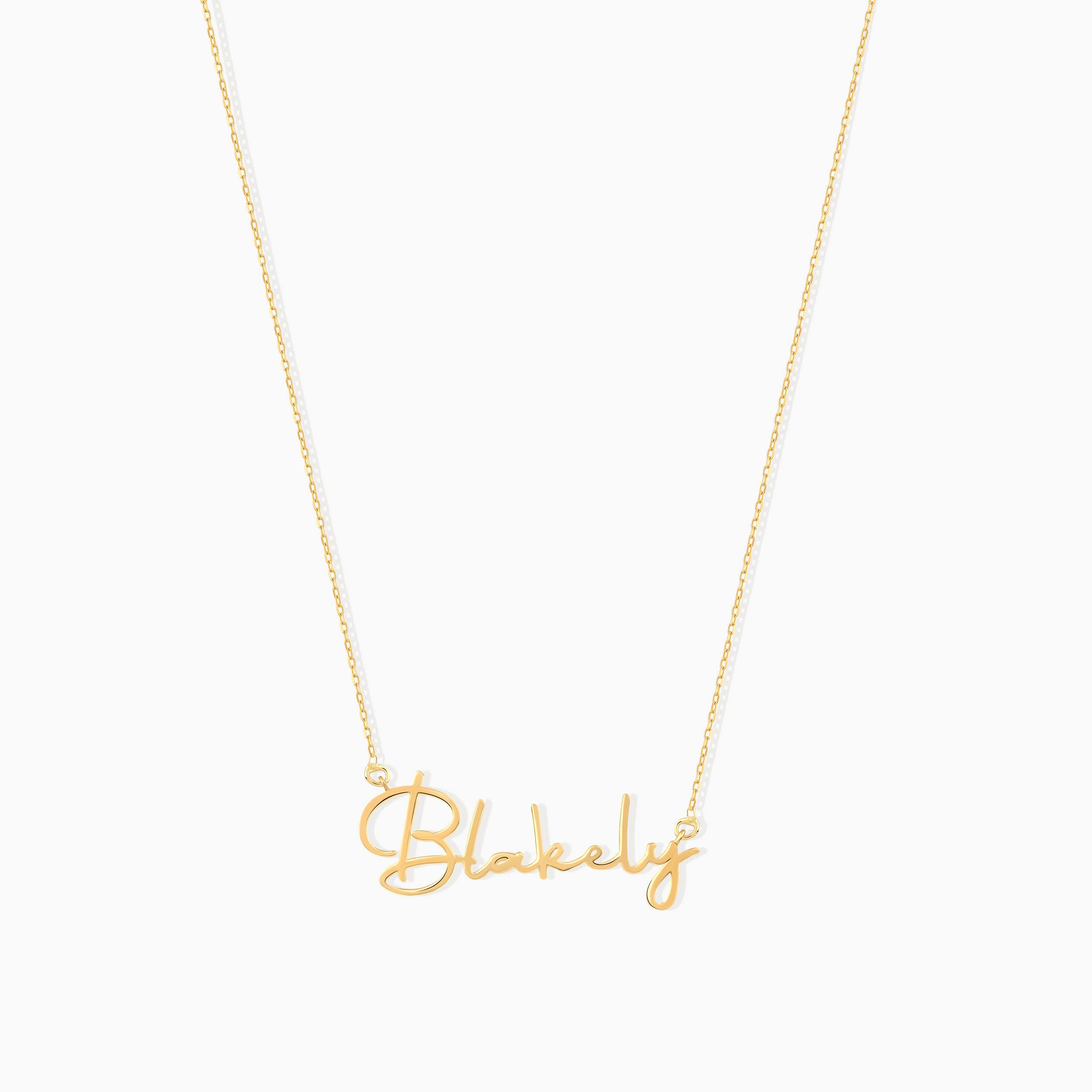 Script Name Necklace