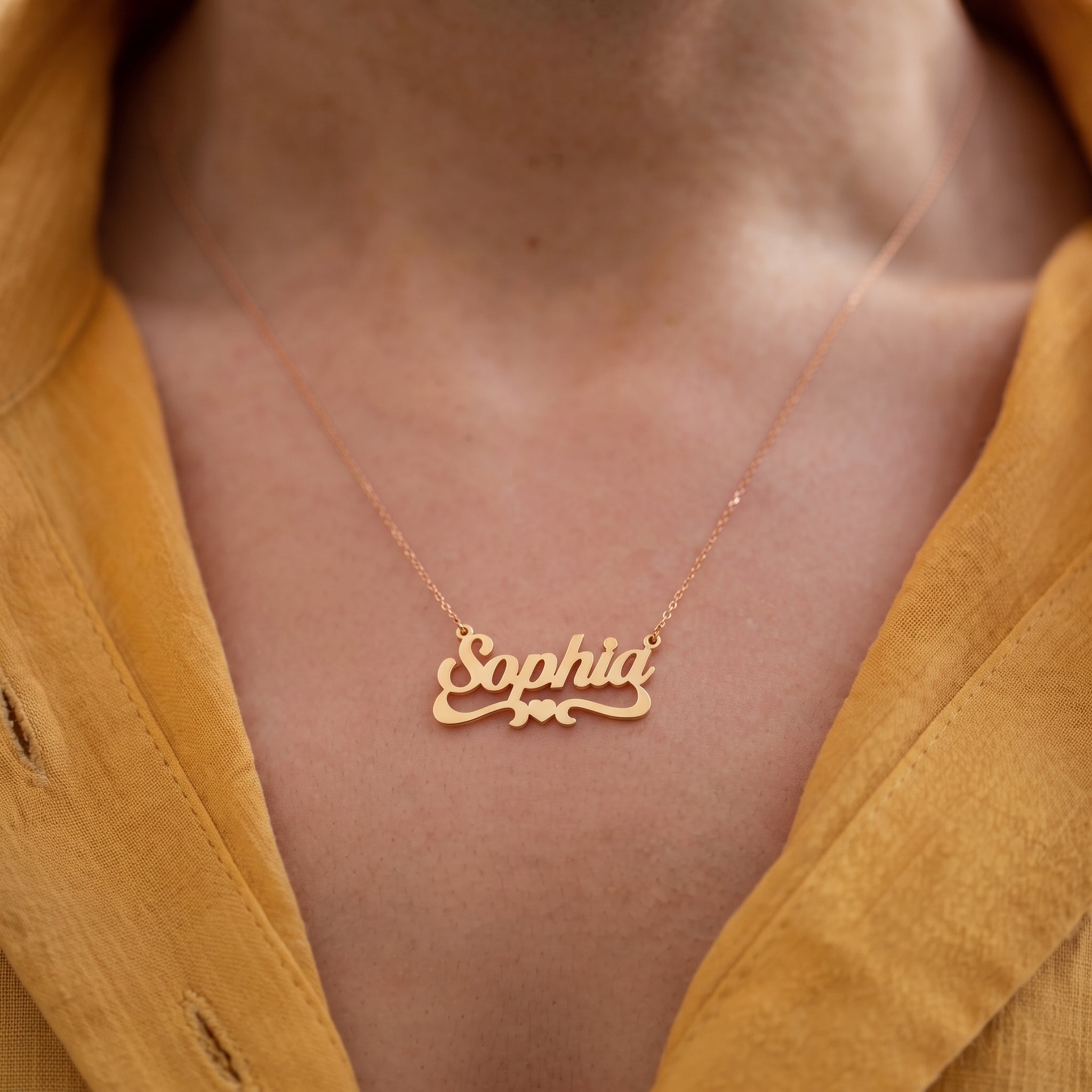 Personalized Script Name Necklace