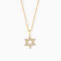 Diamond Star of David Necklace
