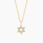 Diamond Star of David Necklace