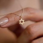 Dainty Star of David Necklace