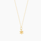Dainty Diamond Star of David Necklace