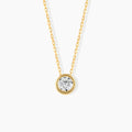 Diamond Bezel Solitaire Necklace