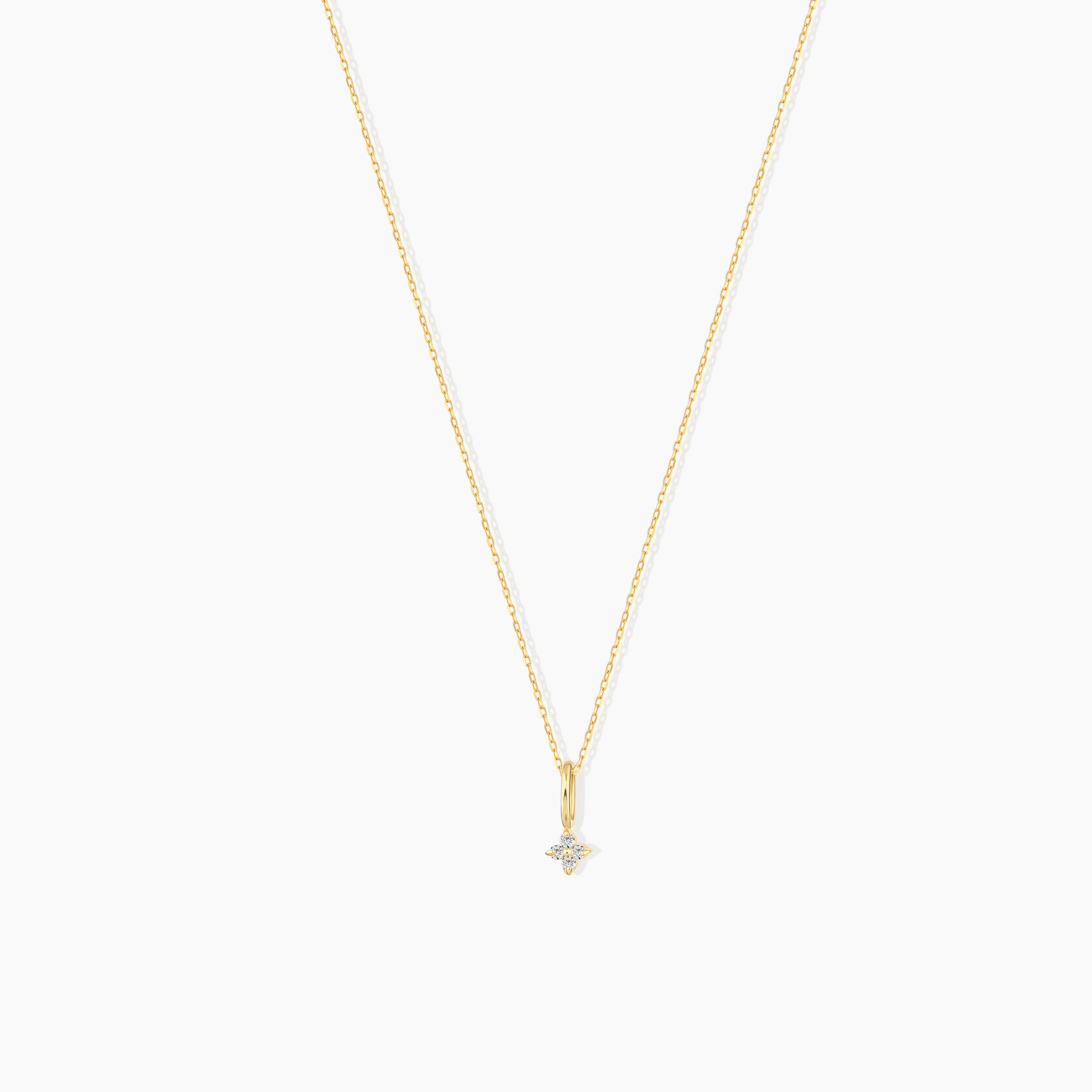Diamond Clover Charm