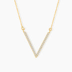 Diamond V Shape Necklace