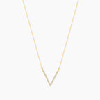 Diamond V Shape Necklace