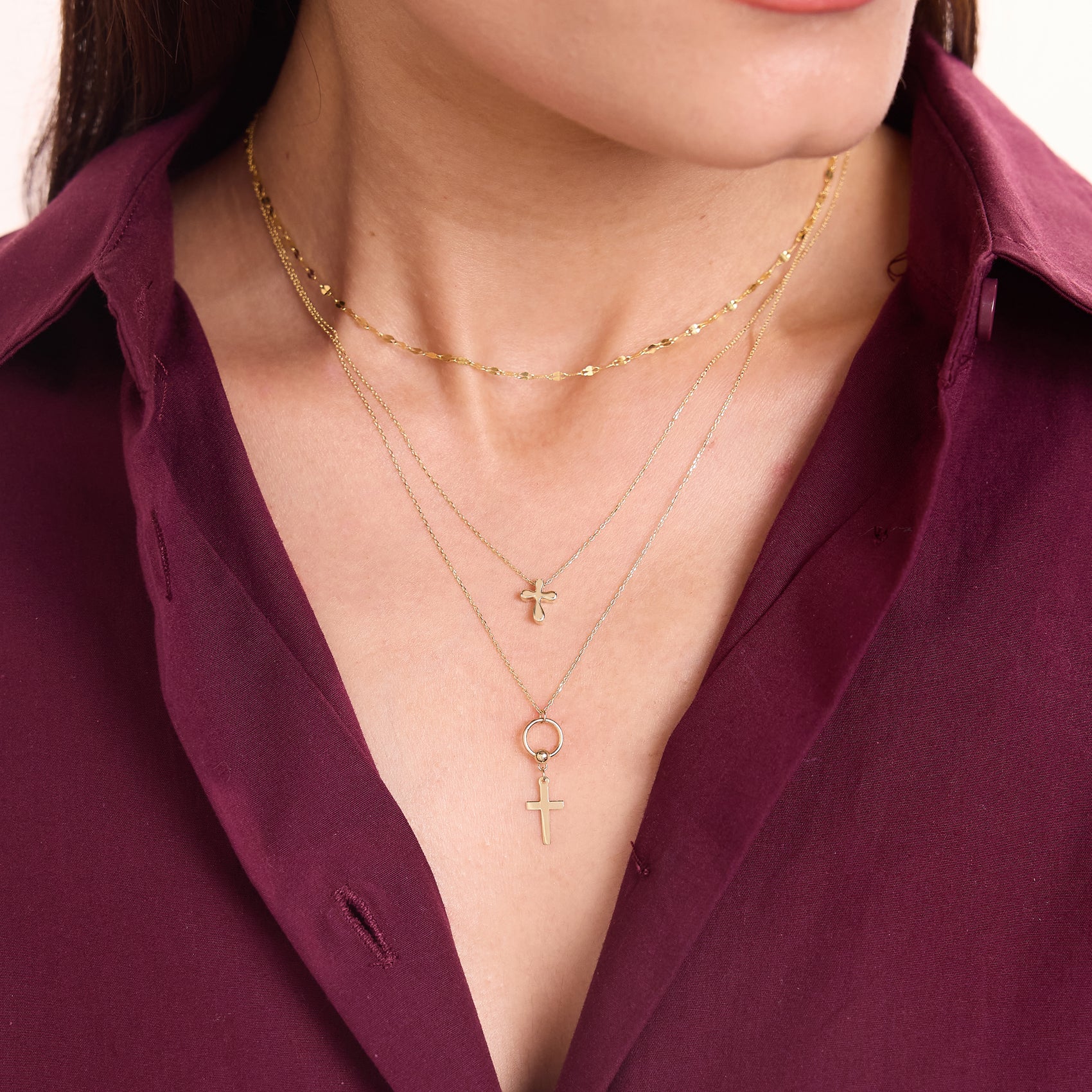 Cross Charm Necklace