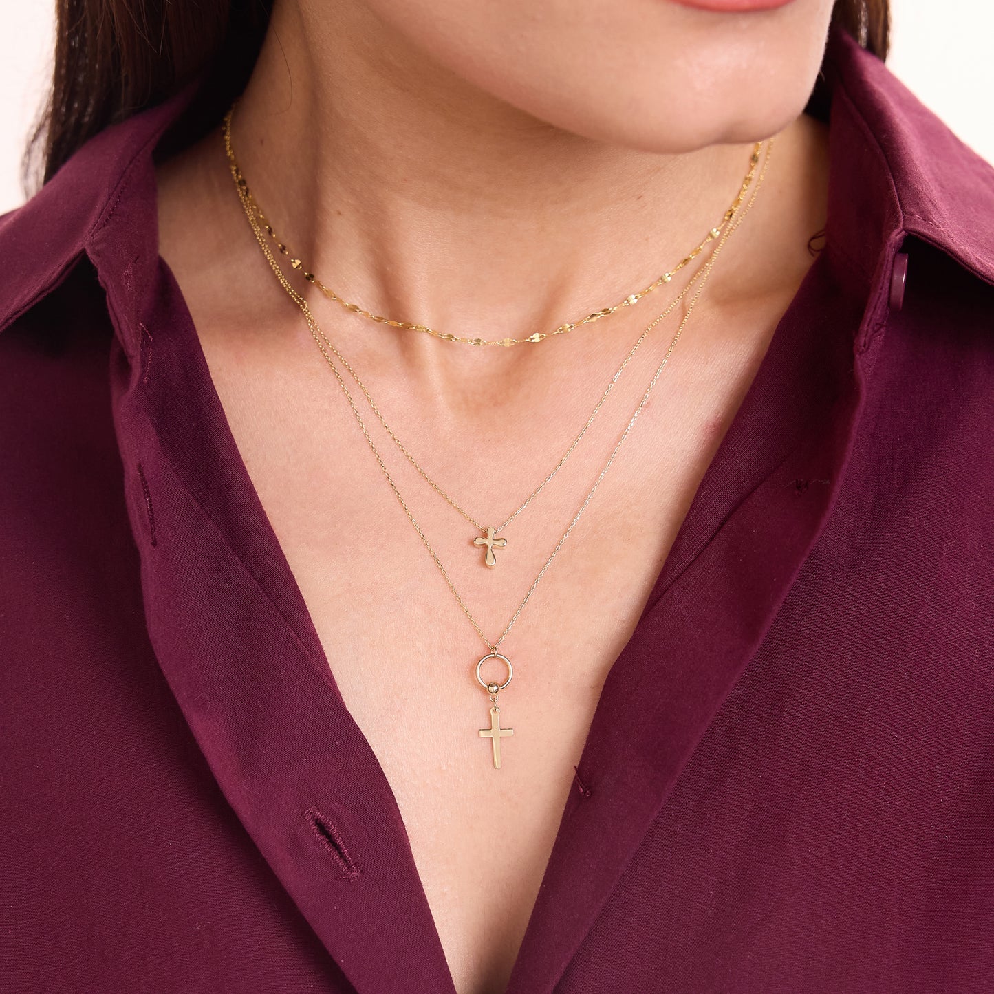 Cross Charm Necklace