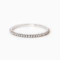 Diamond Half Eternity Stackable Ring