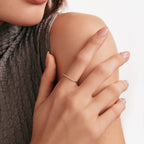 Diamond Half Eternity Band Ring