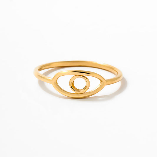 Evil Eye Open Stack Ring