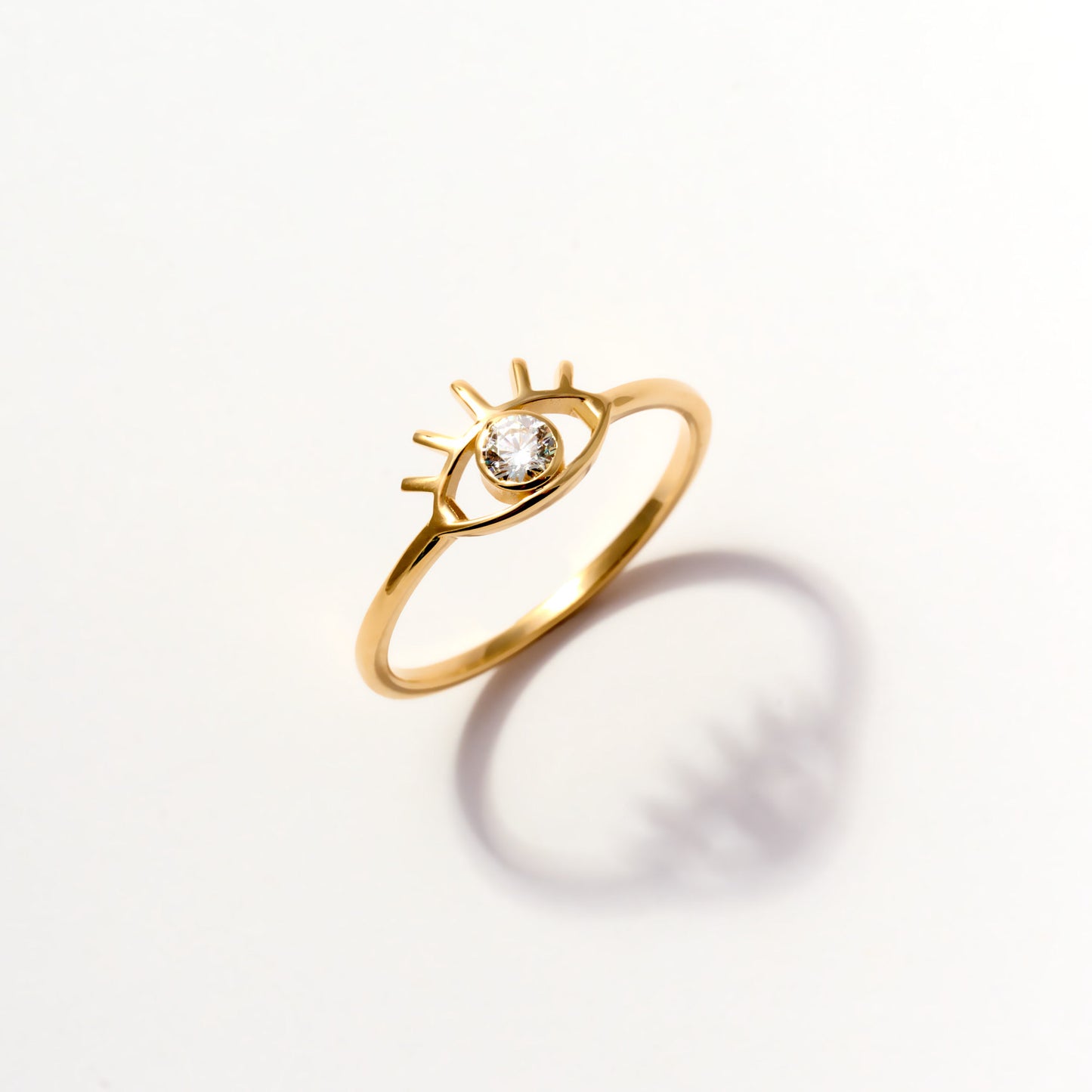 Evil Eye Lashes Ring