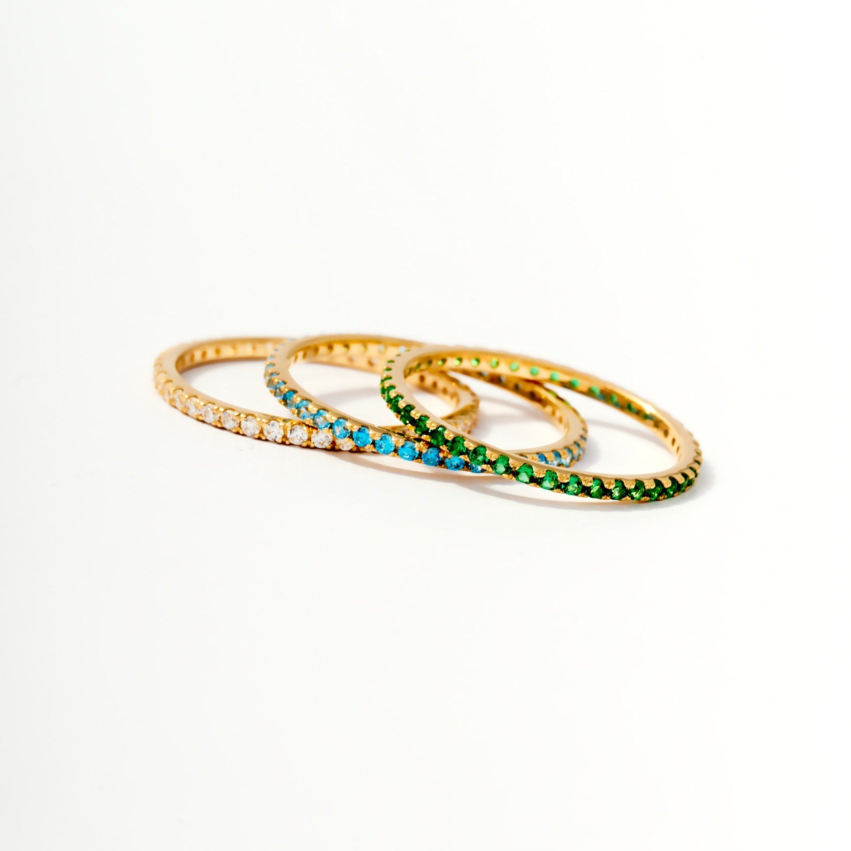 Birthstone Full Eternity Stacking Ring